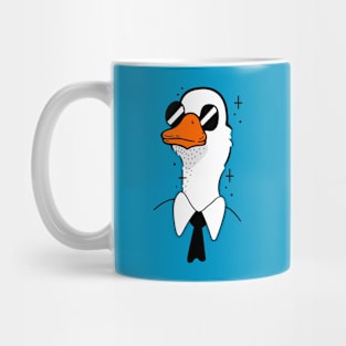 Goose in a tie Mug